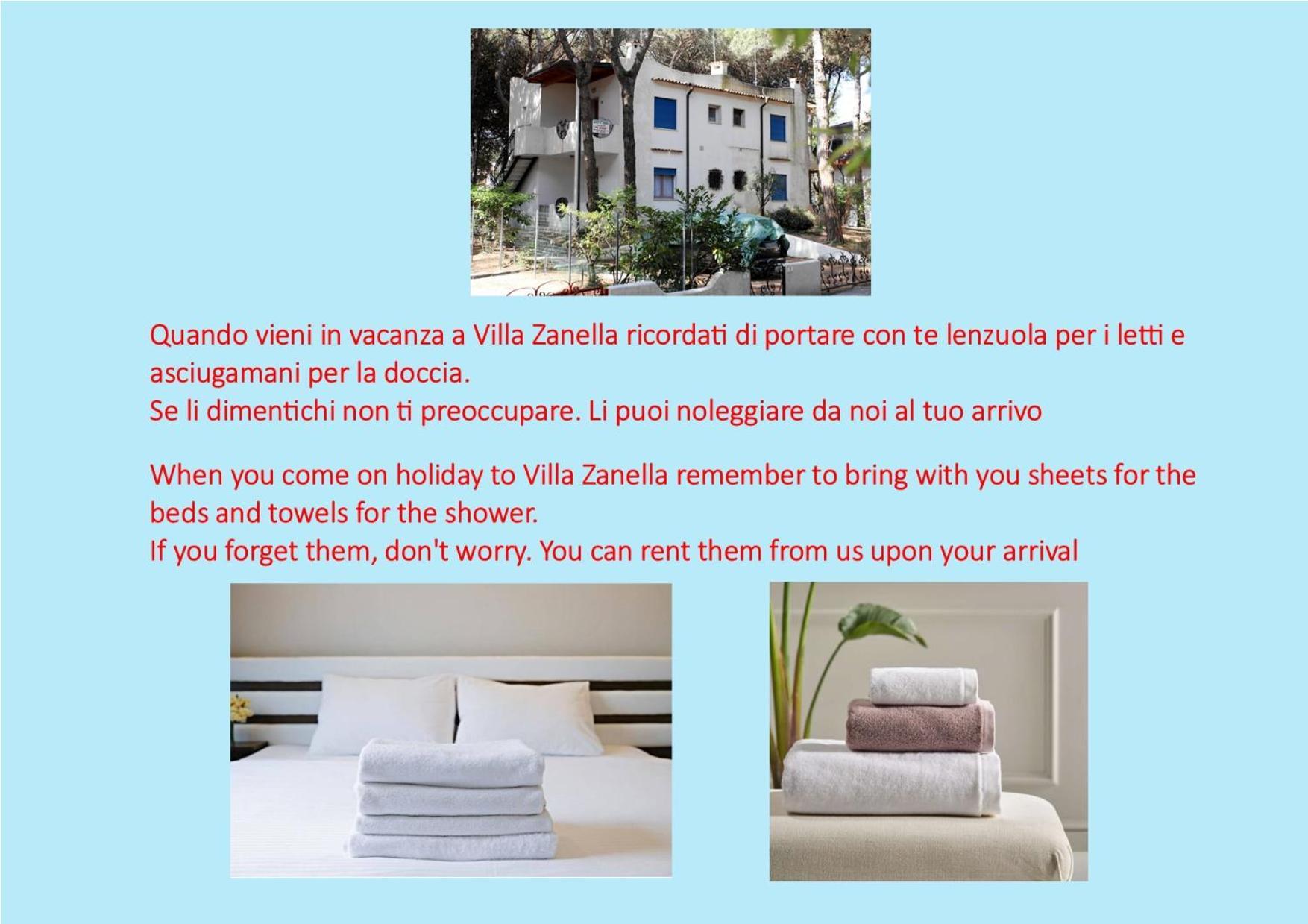 Villa Zanella Rosolina Mare Bagian luar foto